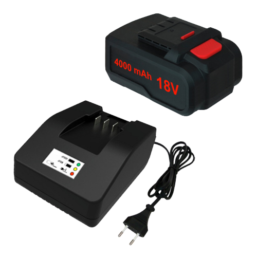 Batteries rechargeables et chargeur de rechange pour pistolet graisseu