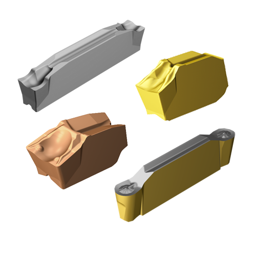 Plaquettes pour gorges et tronçonnage
