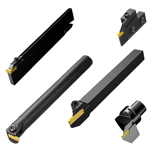 Porte-outils pour tronçonnage et gorges radiales à plaquettes